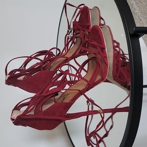 Sexy strapped heels